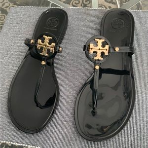 Tory Burch Mini Miller Black Sandals